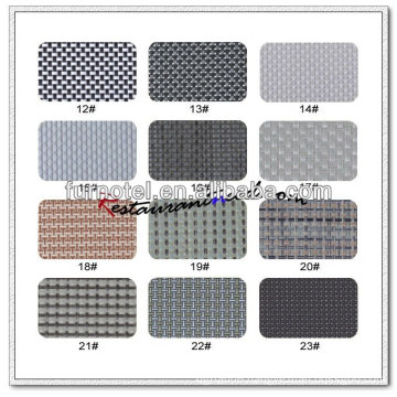 T087 PVC Gray Tone Weave Placemat/Coaster/Dish Mat